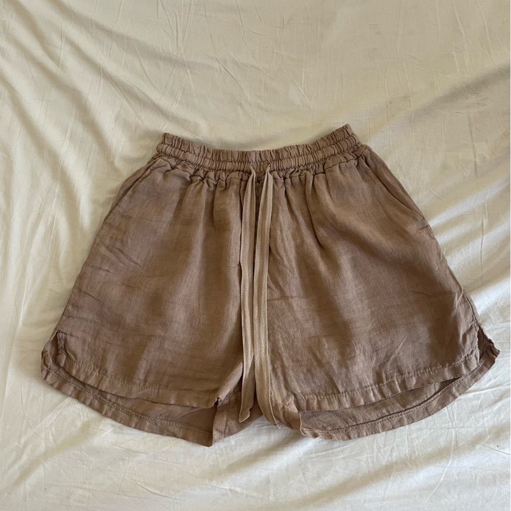 Beachwood Baby Linen Seashell Shorts